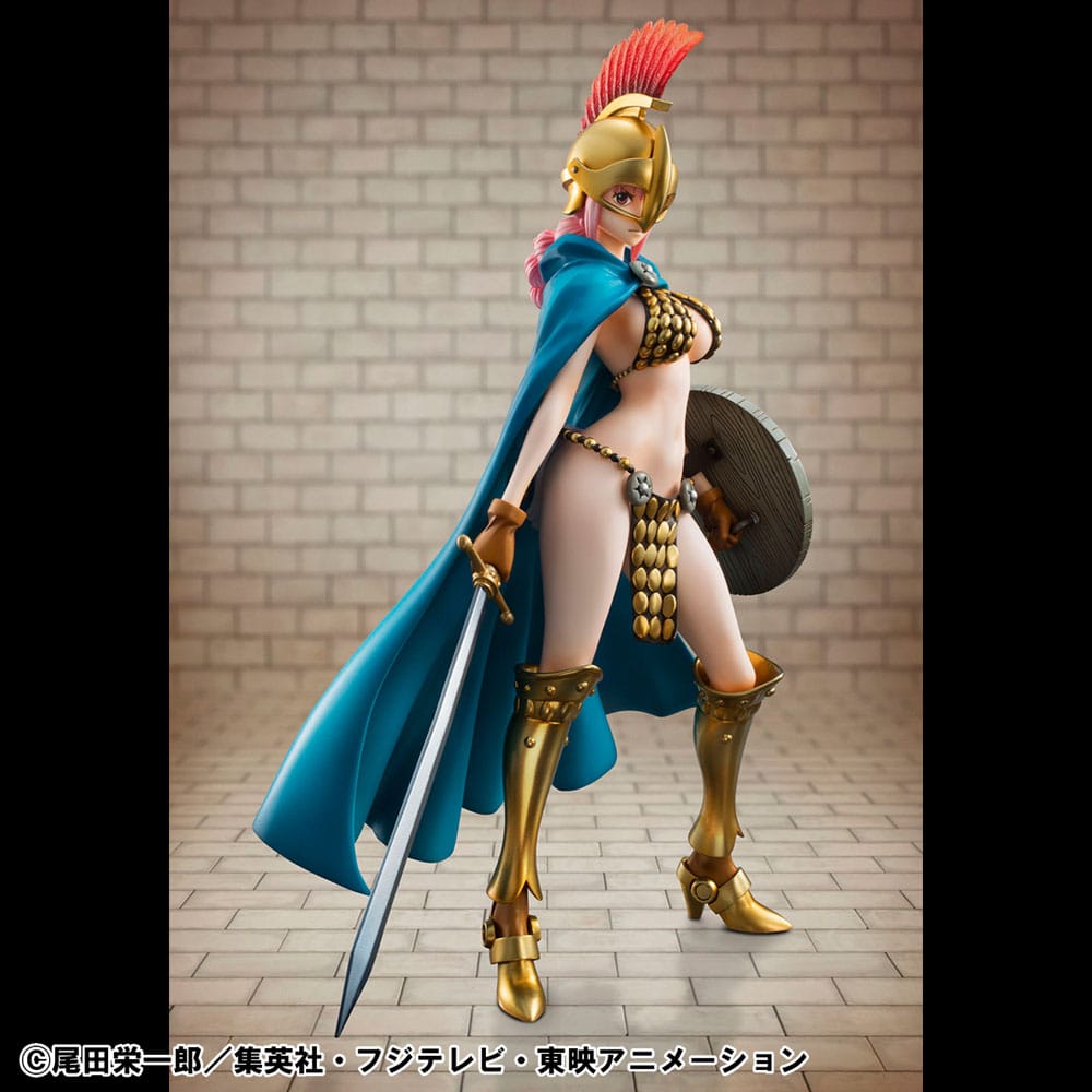 One Piece P.O.P PVC Statue Gladiator Rebecca Sailing Again Super Limited Reprint Ver. 22 cm
