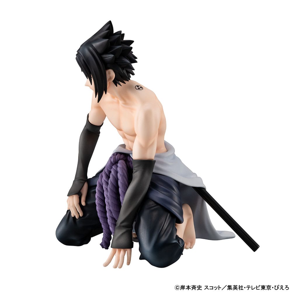 Naruto Shippuden GEM Series PVC Statue Sasuke Palm Size 12 cm