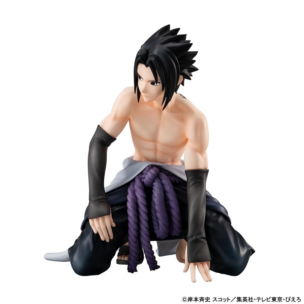 Naruto Shippuden GEM Series PVC Statue Sasuke Palm Size 12 cm