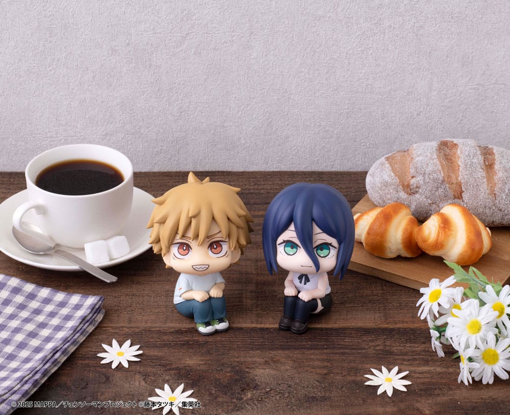 Chainsaw Man The Movie: Reze Arc Look Up PVC Statues Denji &amp; Reze Set (with gift) 11 cm