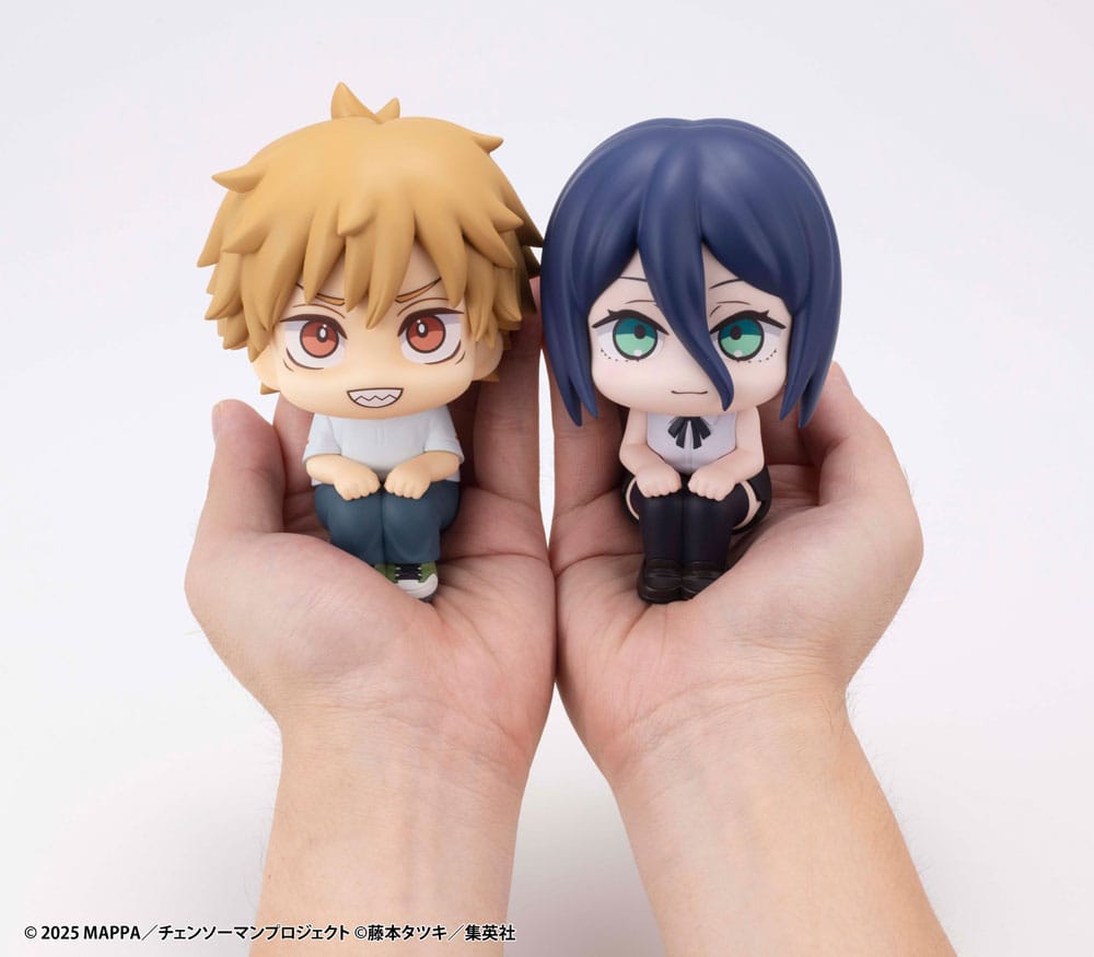 Chainsaw Man The Movie: Reze Arc Look Up PVC Statues Denji &amp; Reze Set (with gift) 11 cm