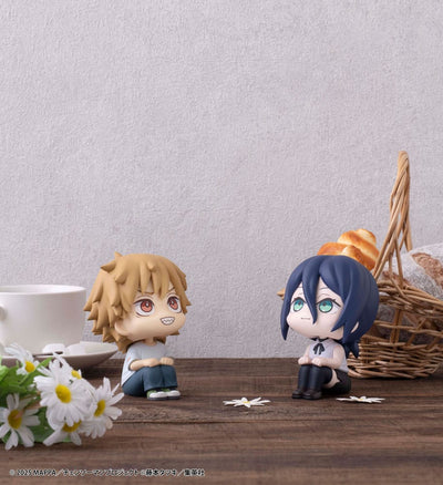 Chainsaw Man The Movie: Reze Arc Look Up PVC Statues Denji &amp; Reze Set (with gift) 11 cm