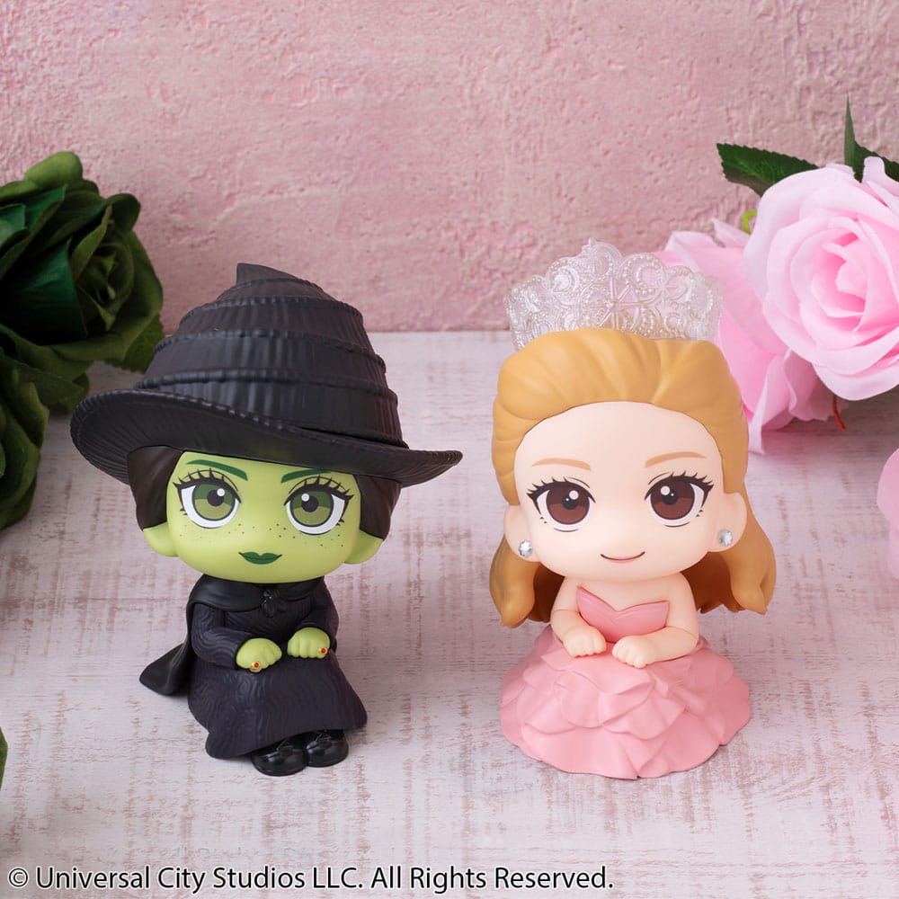 Wicked Look Up PVC Statues Elphaba &amp; Glinda (with gift) 11 cm
