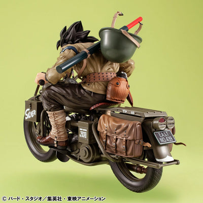 Dragonball Z 05 Desktop Real McCoy PVC Diorama Son Goku & Bike 18 cm