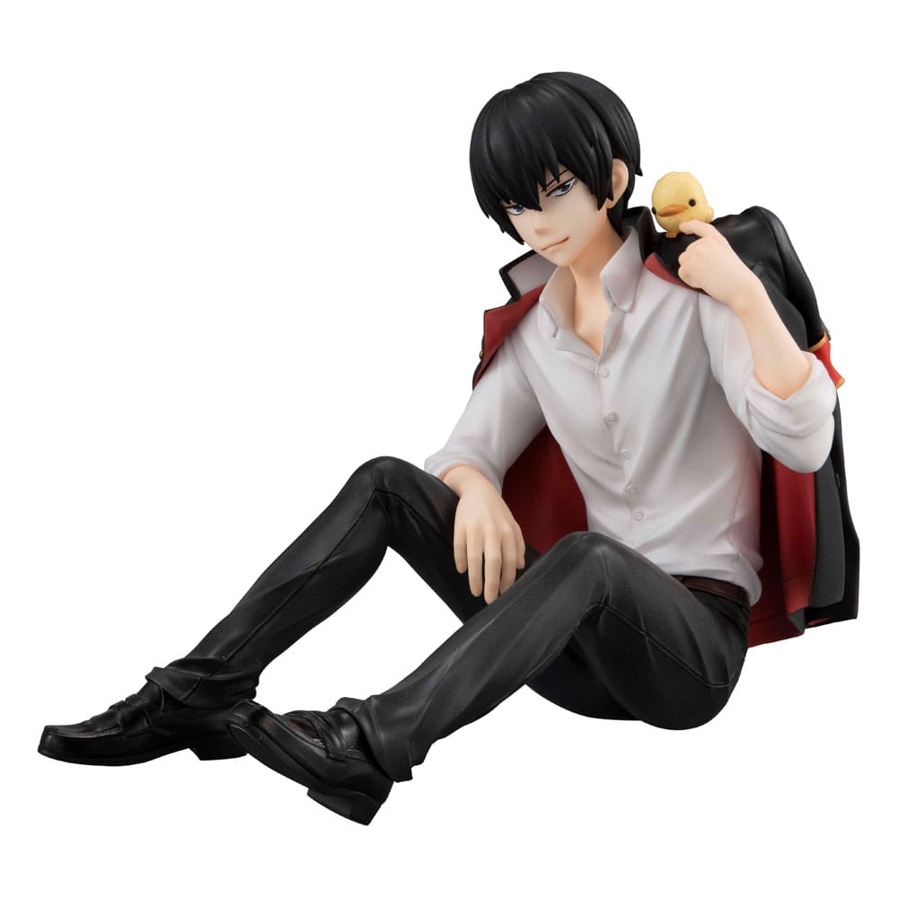 Katekyo Hitman Reborn! GEM Series PVC Statue Hibari &amp; Hibird Palm Size 8 cm