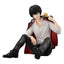 Katekyo Hitman Reborn! GEM Series PVC Statue Hibari &amp; Hibird Palm Size 8 cm