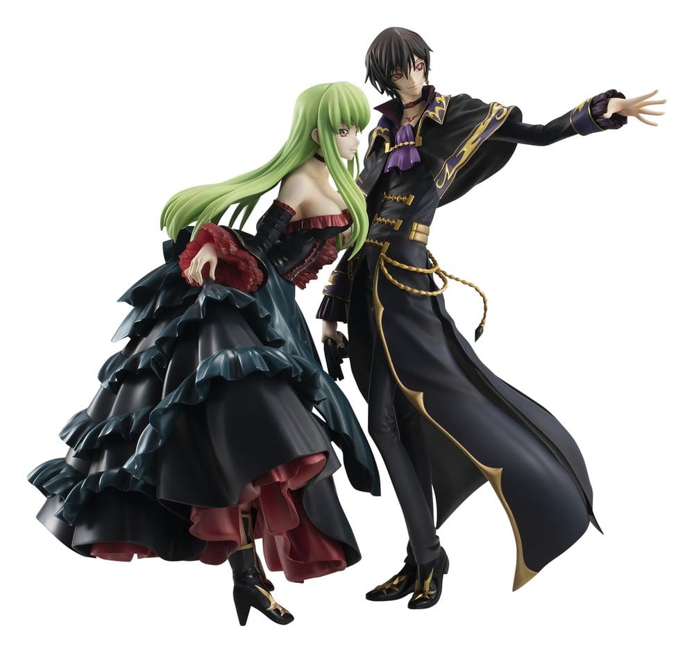 Code Geass: Lelouch of the Rebellion Precious G.E.M. Series Statue 2-Pack L.L. & C.C. 20th Anniversary 25 cm
