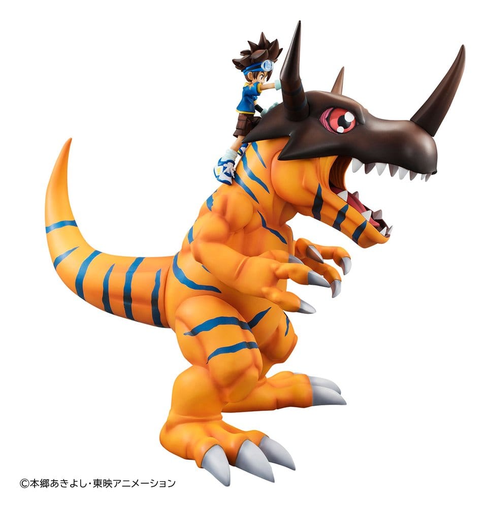 Digimon Adventure Precious G.E.M. Series PVC Figure Greymon & Taichi Yagami 25 cm (Repeat)