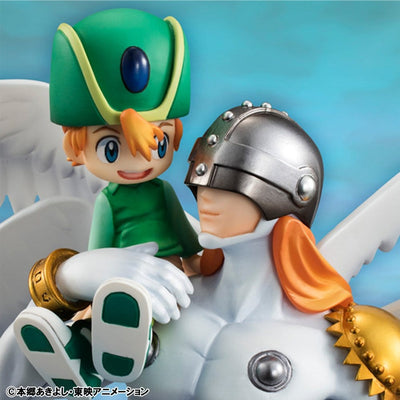 Digimon Adventure G.E.M. Series PVC Figure Angemon & Takeru Takaishi 22 cm (Repeat)