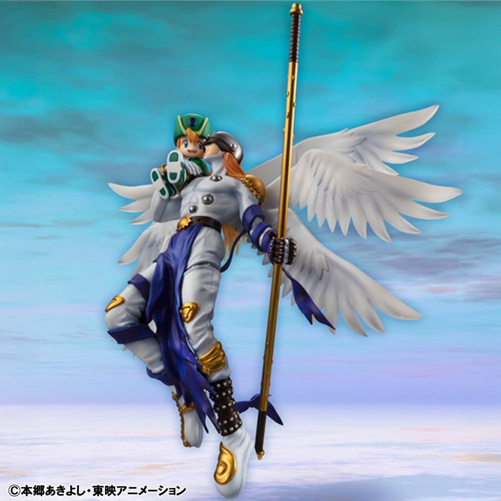 Digimon Adventure G.E.M. Series PVC Figure Angemon & Takeru Takaishi 22 cm (Repeat)