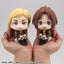 Attack on Titan Look Up PVC Statues Hange Zoe & Erwin Smith (with gift) 11 cm
