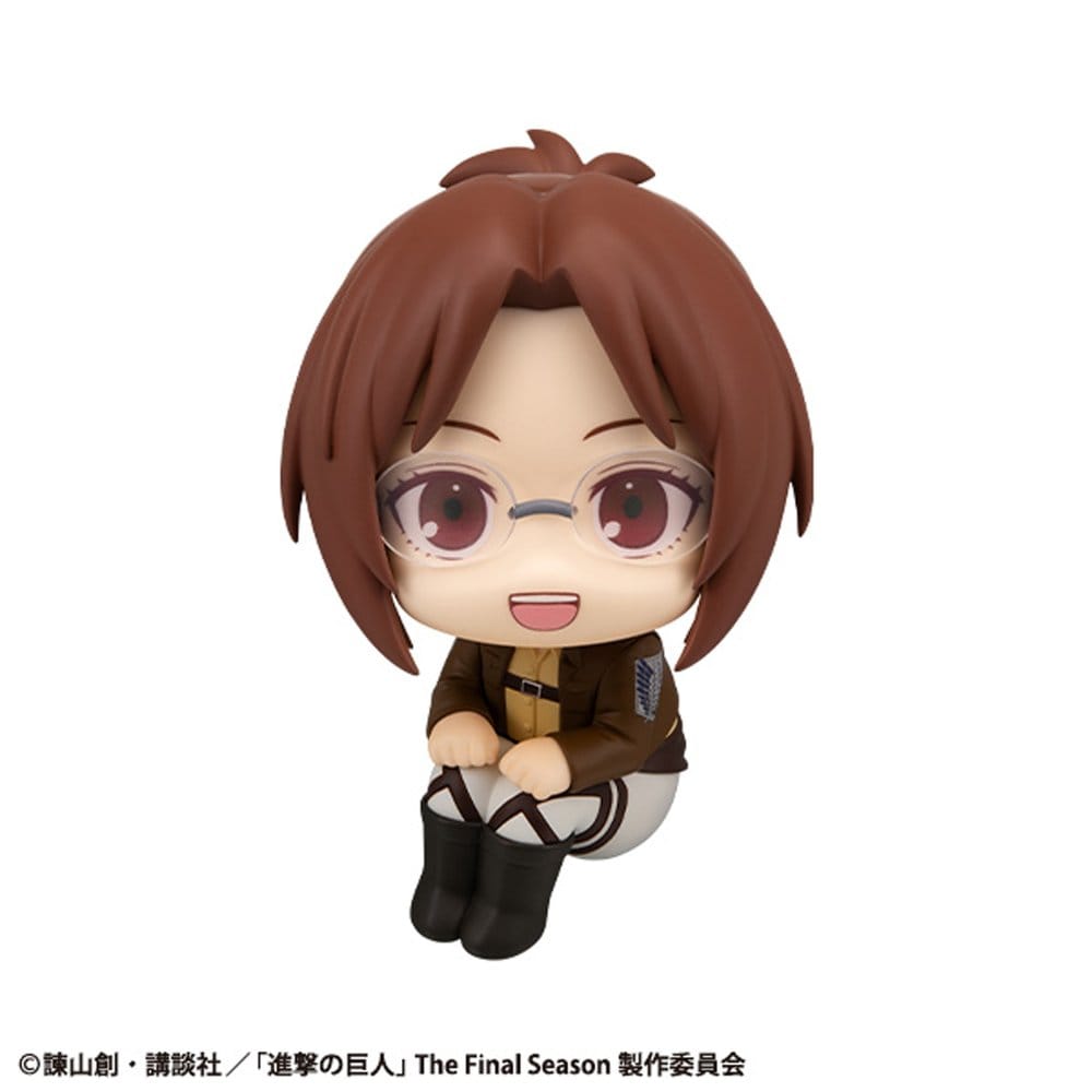Attack on Titan Look Up PVC Statues Hange Zoe & Erwin Smith (with gift) 11 cm
