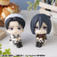 Attack on Titan Look Up PVC Statues Levi Cleaning up Ver. & Mikasa Ackerman (with gift) 11 cm