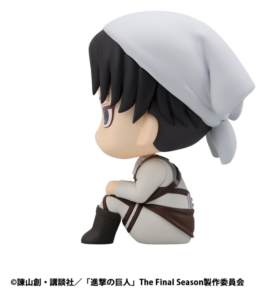 Attack on Titan Look Up PVC Statues Levi Cleaning up Ver. & Mikasa Ackerman (with gift) 11 cm