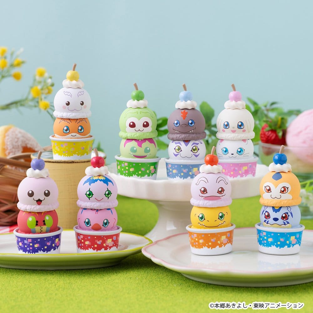 Digimon Adventure Tsumichen Stack up & Change Minifigures 8-Pack 8 cm (with gift)