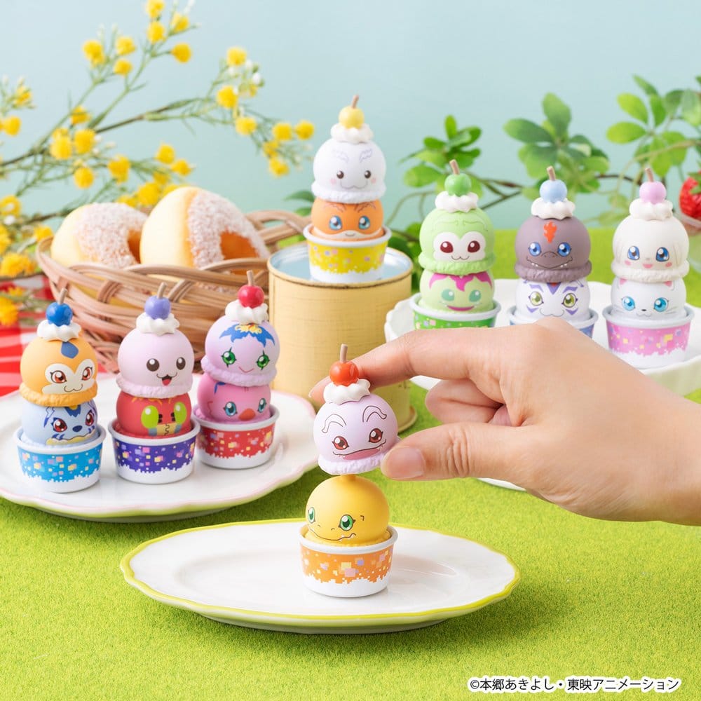 Digimon Adventure Tsumichen Stack up & Change Minifigures 8-Pack 8 cm (with gift)