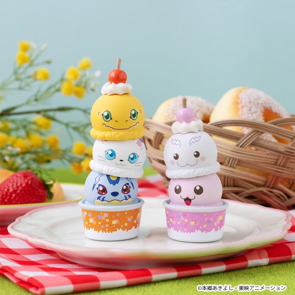 Digimon Adventure Tsumichen Stack up & Change Minifigures 8-Pack 8 cm (with gift)