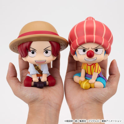 One Piece Look Up PVC Figures 2-Pack Shanks & Buggy Childhood Ver. 11 cm (with gift)