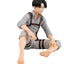 Attack on Titan G.E.M. Series PVC Figures 2-Pack Eren Yeager & Squad Captain Levi Palm Size