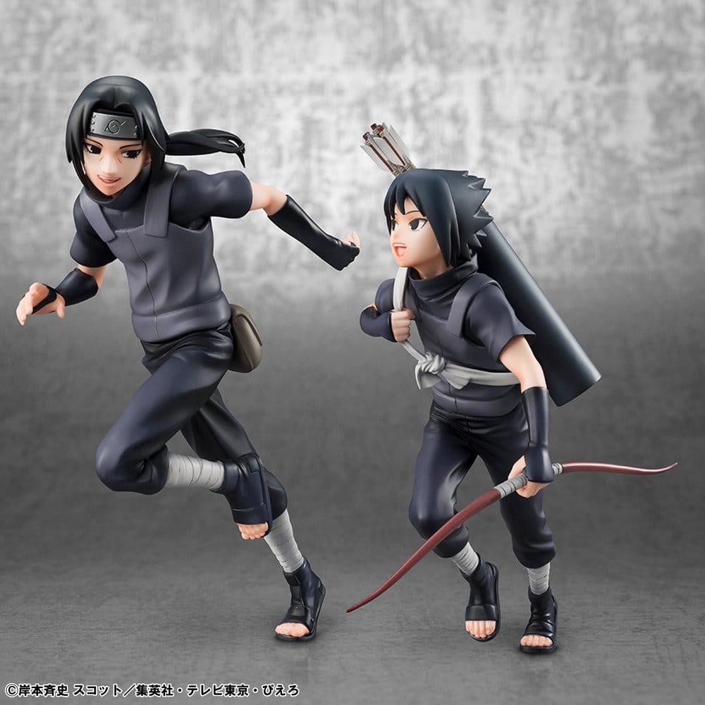 Naruto Shippuden G.E.M. Series PVC Figures 2-Pack Itachi Uchiha & Sasuke (Repeat)