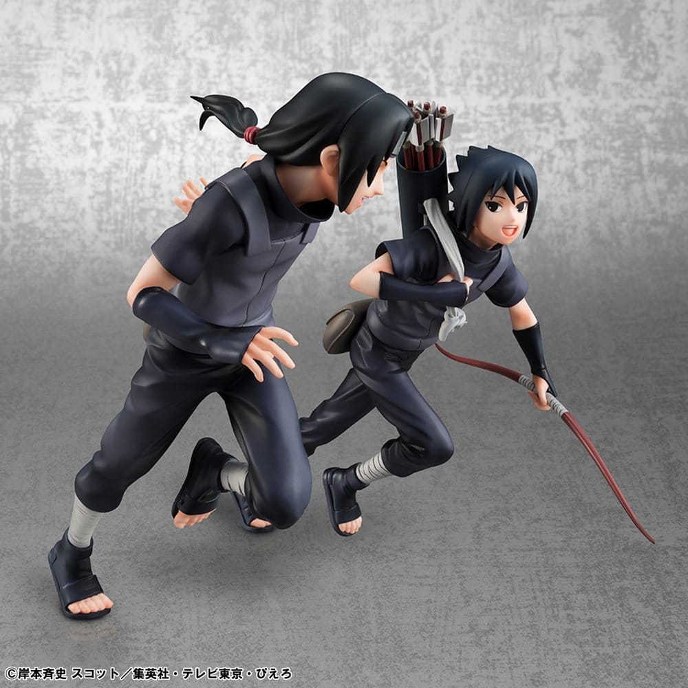 Naruto Shippuden G.E.M. Series PVC Figures 2-Pack Itachi Uchiha & Sasuke (Repeat)