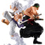 One Piece Wallstar PVC Figures 2-Pack Monkey D. Luffy Gear Fifth & Roronoa Zoro (with gift) 10 cm