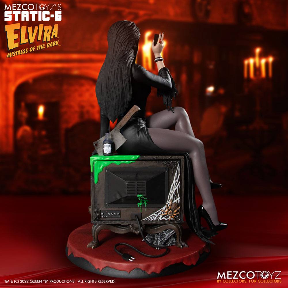 Elvira Mistress of the Dark Static-6 PVC Statue 1/6 Elvira 42 cm