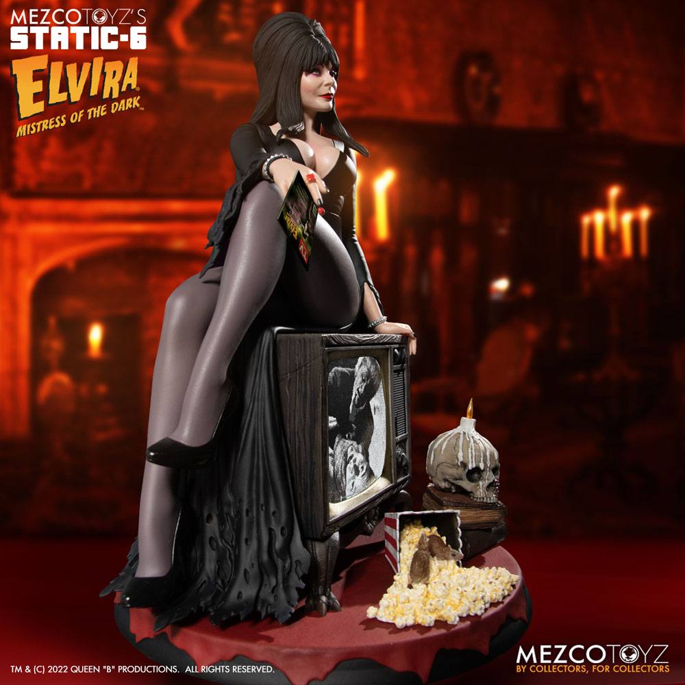 Elvira Mistress of the Dark Static-6 PVC Statue 1/6 Elvira 42 cm