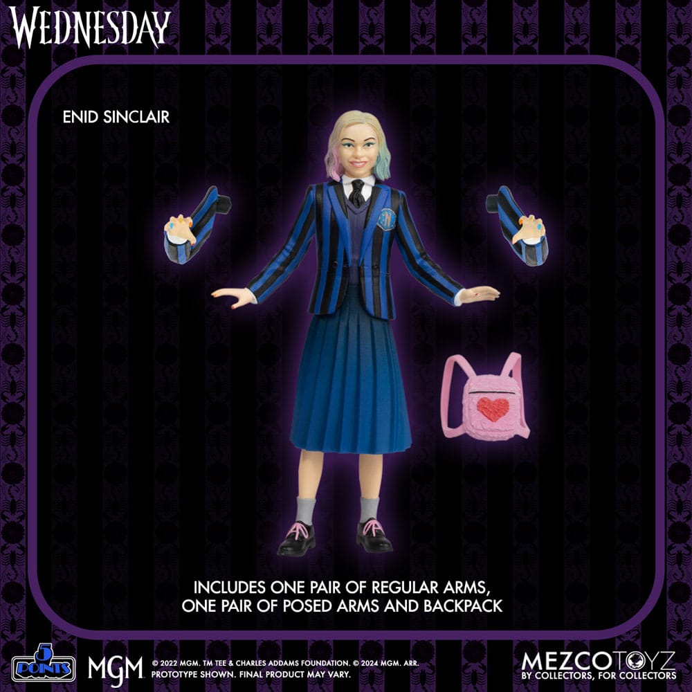 Wednesday 5 Points Figure Wednesday & Enid Boxed Set 10 cm