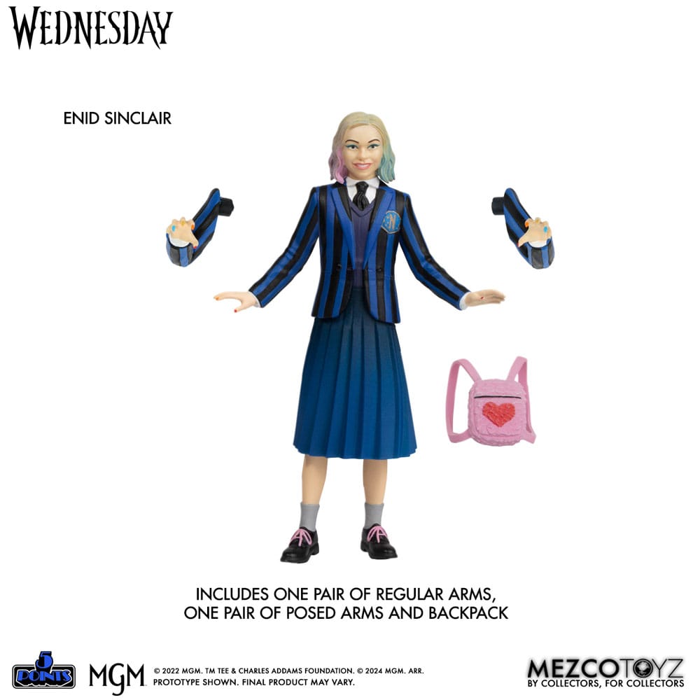 Wednesday 5 Points Figure Wednesday & Enid Boxed Set 10 cm