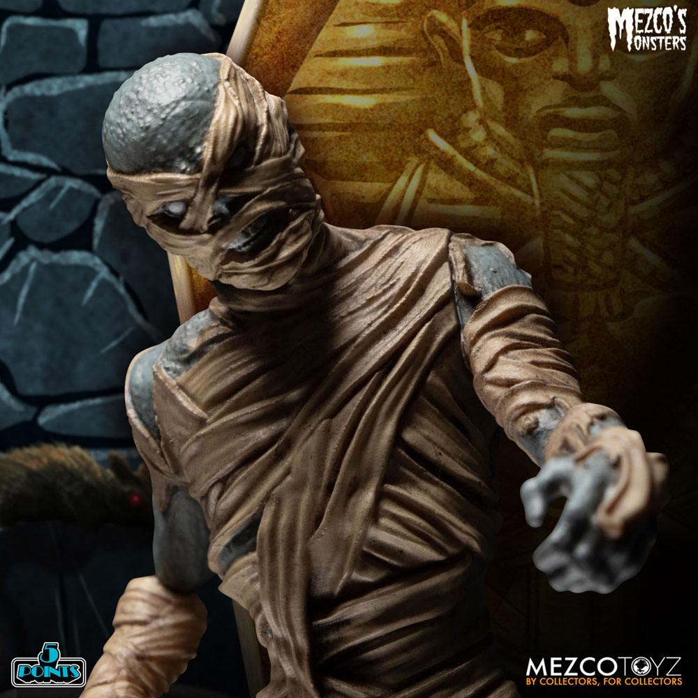 Mezco's Monsters 5 Points Action Figures Tower of Fear Deluxe Set 9 cm