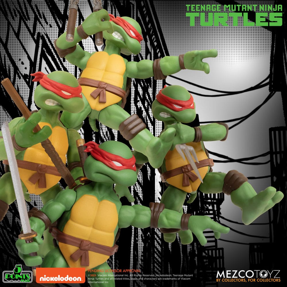 Teenage Mutant Ninja Turtles Action Figures Teenage Mutant Ninja Turtles Deluxe Set 8 cm