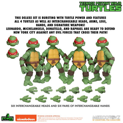 Teenage Mutant Ninja Turtles Action Figures Teenage Mutant Ninja Turtles Deluxe Set 8 cm