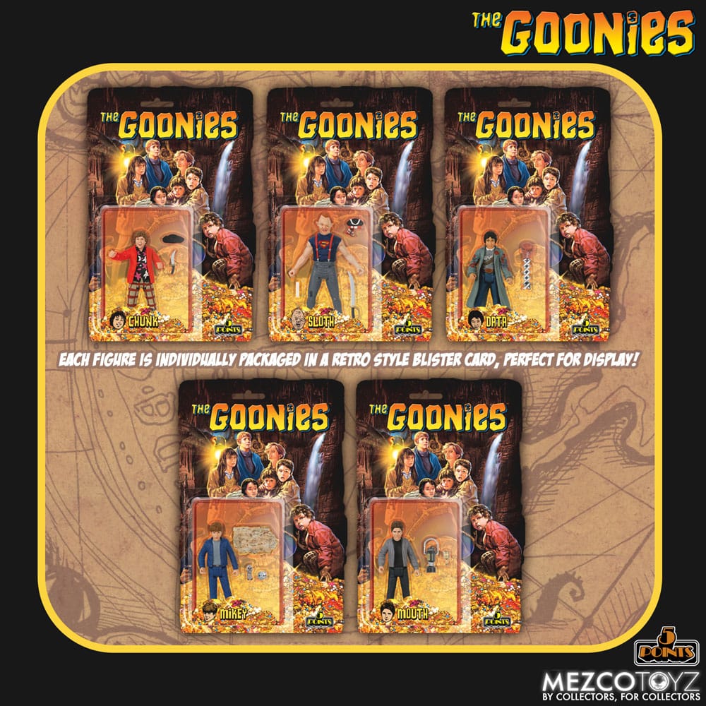 The Goonies 5 Points 9 cm Bundle 5 Action Figures