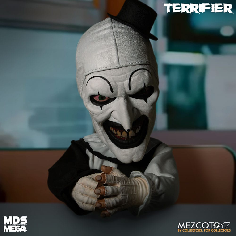 Terrifier MDS Mega Scale Plush Doll Art the Clown with Sound 38 cm