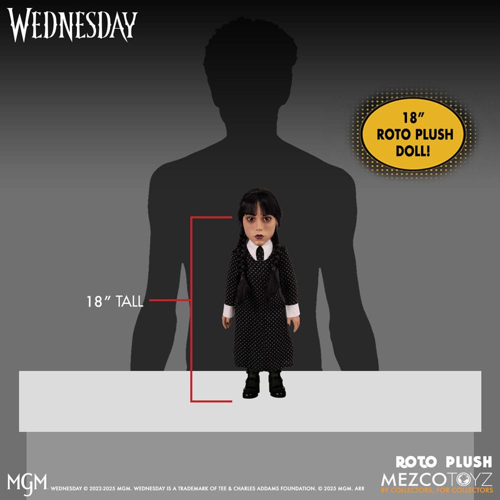 Wednesday MDS Roto Plush Doll Wednesday 46 cm