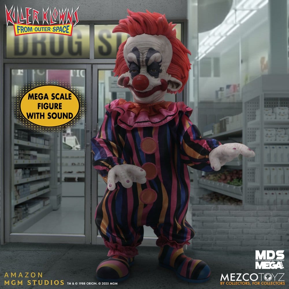 Killer Klowns from Outer Space MDS Mega Scale Plush Doll Rudy 38 cm
