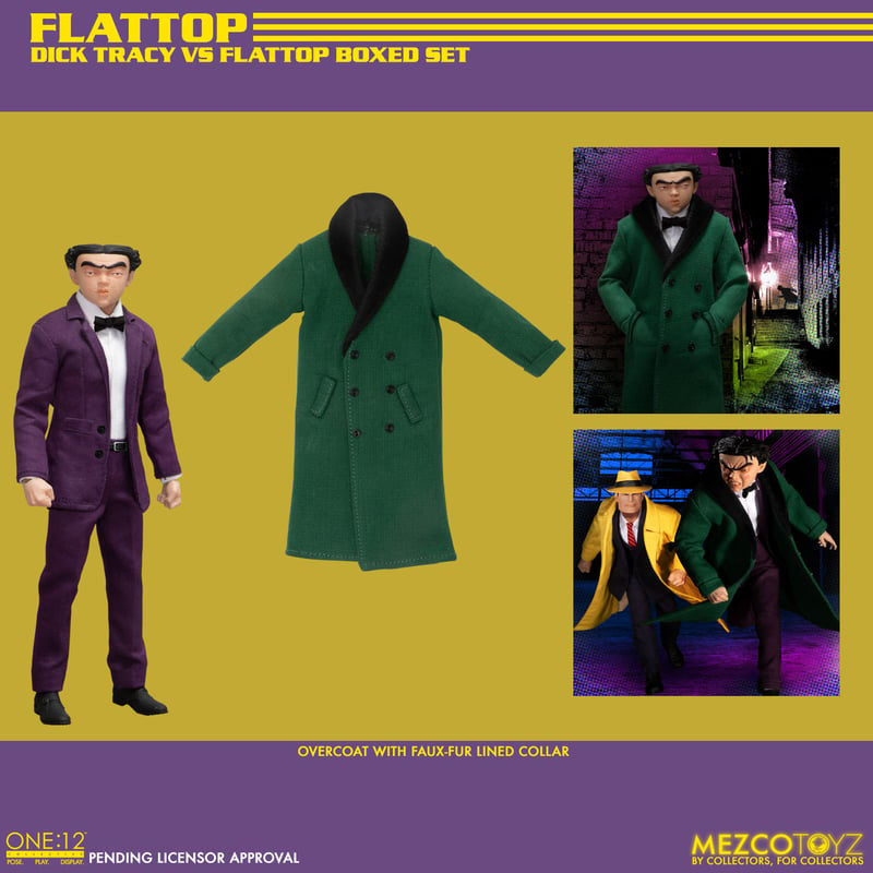 Dick Tracy Action Figures 1/12 Dick Tracy vs Flattop Box Set 17 cm