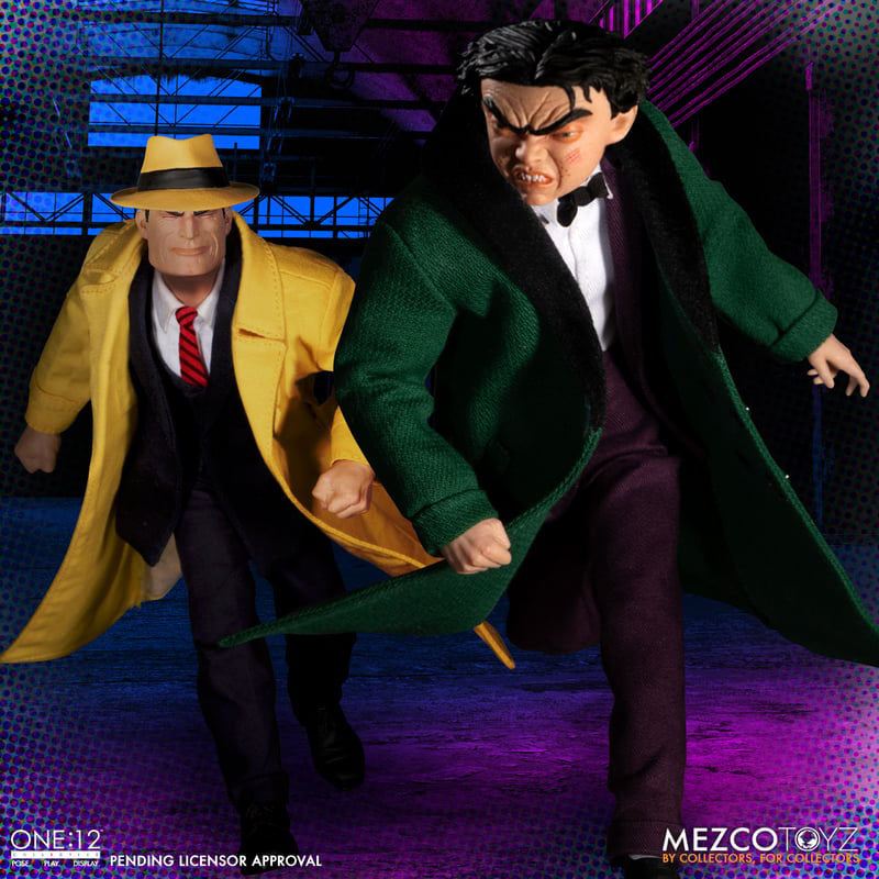 Dick Tracy Action Figures 1/12 Dick Tracy vs Flattop Box Set 17 cm