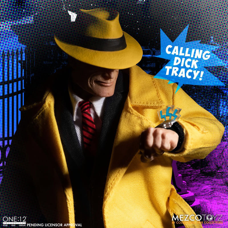 Dick Tracy Action Figures 1/12 Dick Tracy vs Flattop Box Set 17 cm