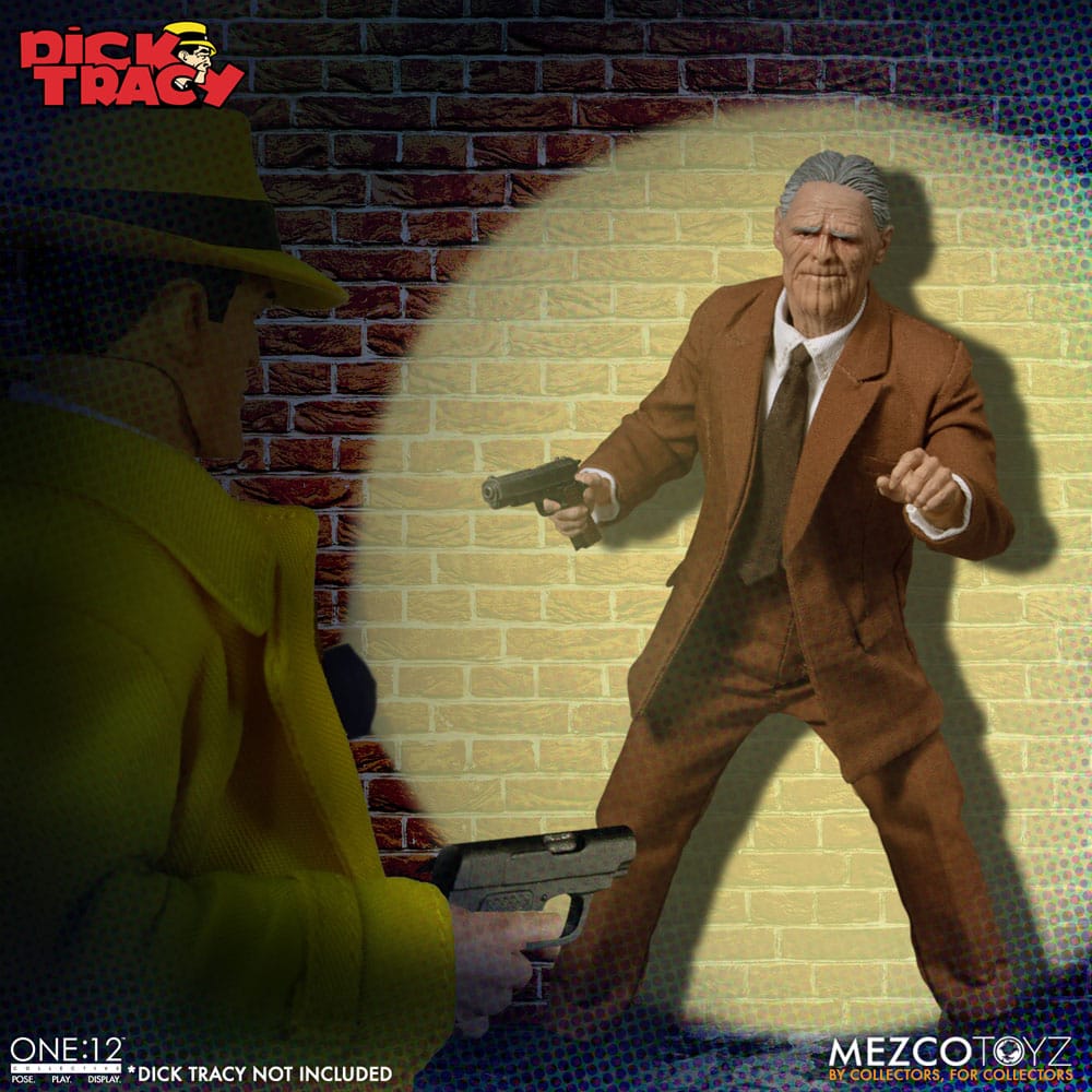 Dick Tracy Action Figure 1/12 Pruneface 17 cm