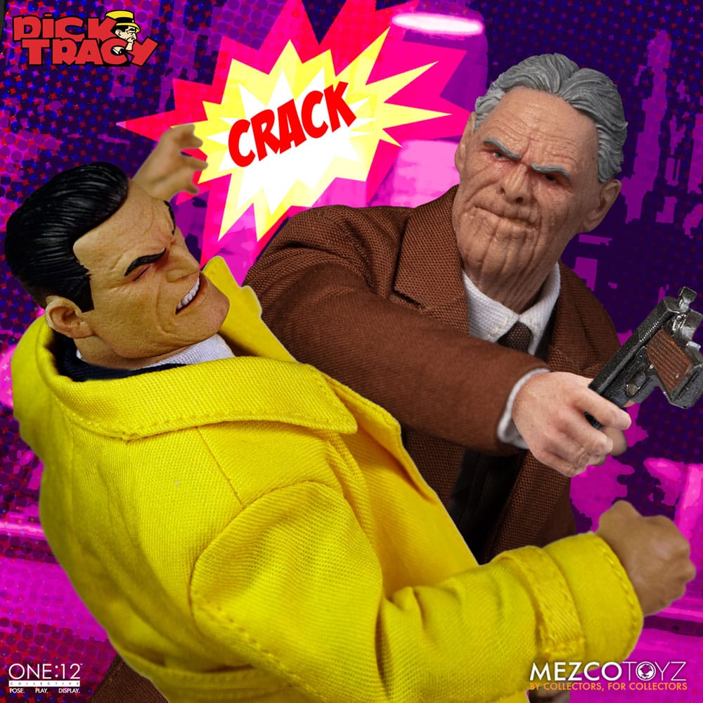 Dick Tracy Action Figure 1/12 Pruneface 17 cm