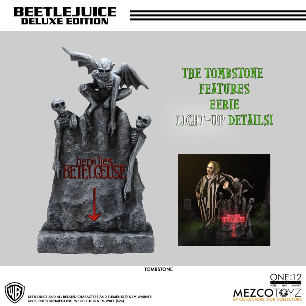 Beetlejuice Action Figure 1/12 Beetlejuice Deluxe Edition 18 cm