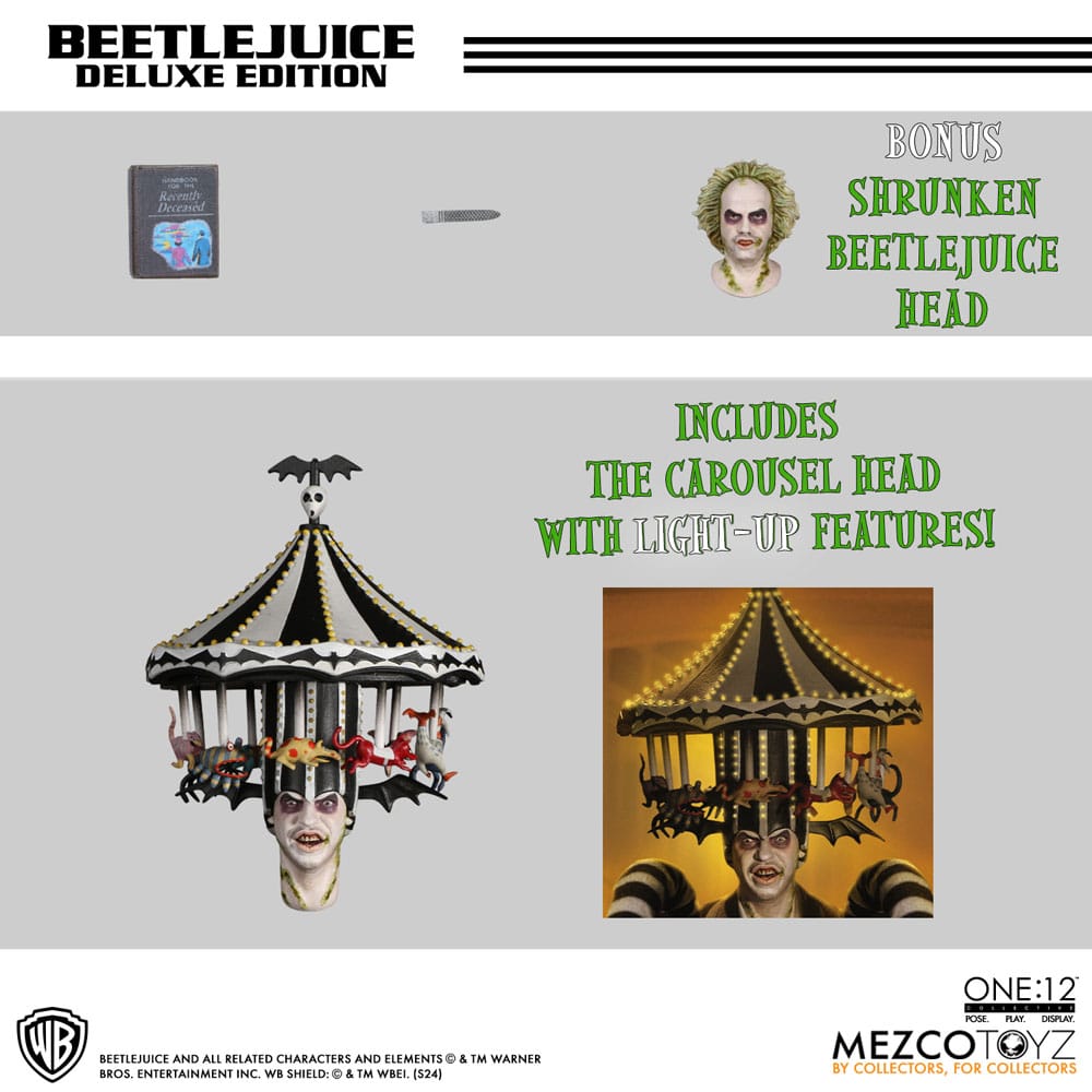 Beetlejuice Action Figure 1/12 Beetlejuice Deluxe Edition 18 cm