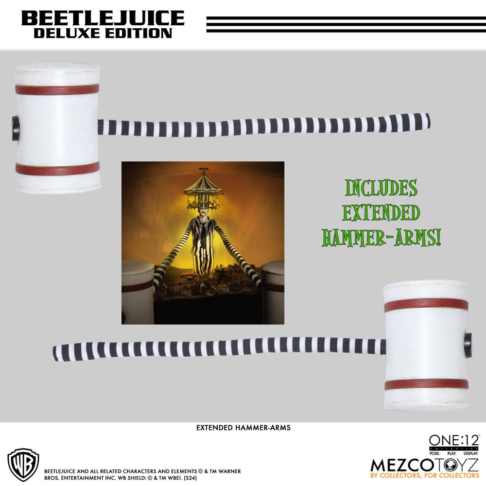 Beetlejuice Action Figure 1/12 Beetlejuice Deluxe Edition 18 cm