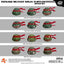 Teenage Mutant Ninja Turtles One:12 Collective Action Figures 1/12 Boxed Set 17 cm