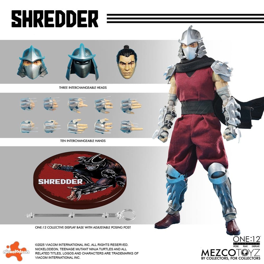 Teenage Mutant Ninja Turtles Figure 1/12 Shredder 17 cm
