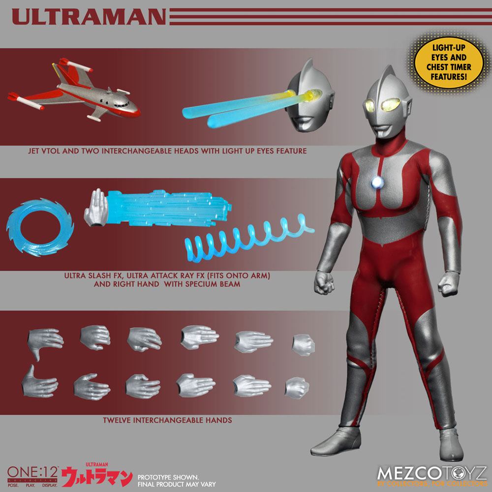 Ultraman Light-Up Action Figure 1/12 Ultraman 16 cm