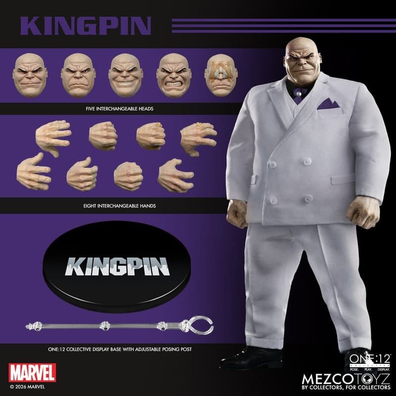 Marvel Comics One:12 Collective Action Figure 1/12 Kingpin 18 cm