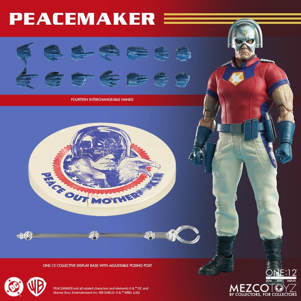 DC Comics One:12 Collective Action Figure 1/12 Peacemaker 17 cm